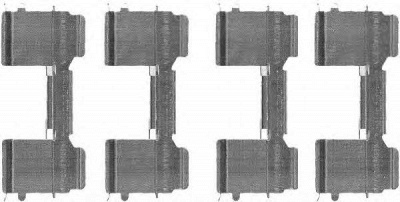 HELLA PAGID 8dz355205041 -  Комплектующие, колодки дискового тормоза